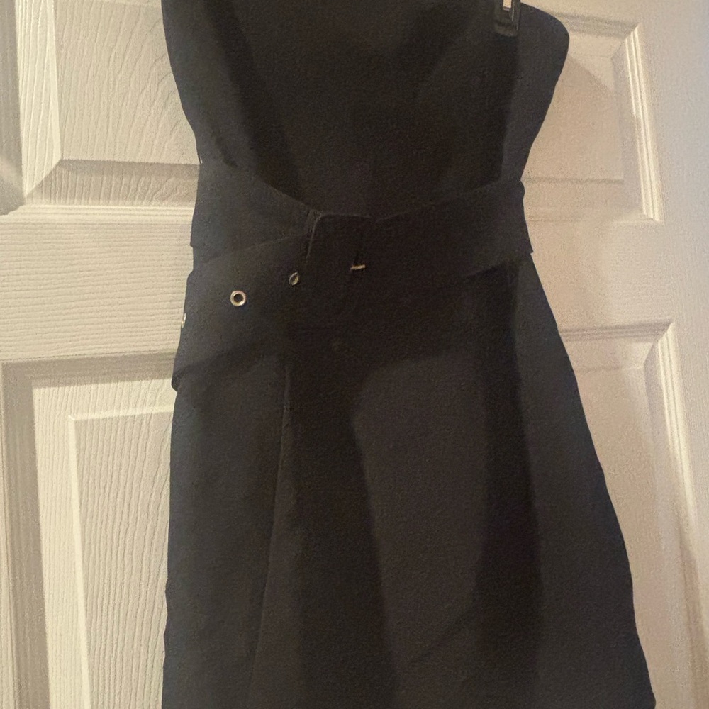 Sugarlips Black Strapless Dress